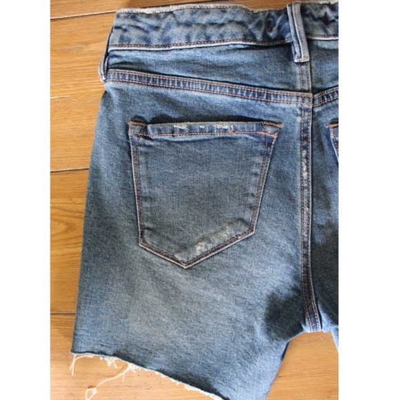 Dear John NWT Portobello Raw Hem Denim Cut Off Shorts 24 - Picture 10 of 10